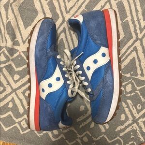 Saucony Blue and White Sneakers